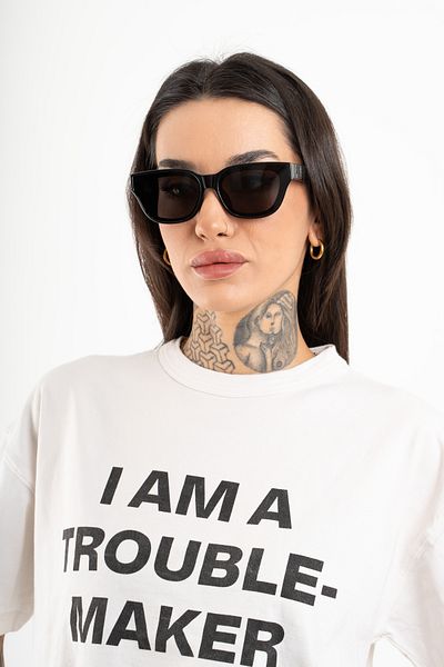 TAŞ KAFA Stylish Unisex Cateye Retro Sunglasses