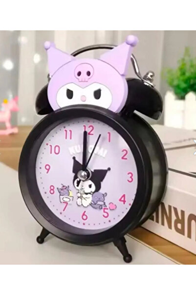 HALL BREATHE Sevimli Kuromi Çalar Saat, Çocuk Odası için Şık ve Renkli Masa S...