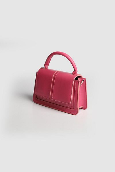 La La'Graccio Paris La'Graccio Paris Jesica Mini Geantă de mână și curea pentru femei Fuchsia
