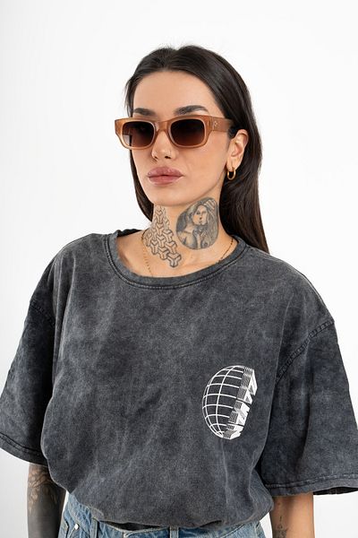 TAŞ KAFA Stylish Unisex Retro Style Square Sunglasses Uv400