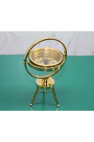 samur parti parti aksesuar & kostüm Brass Table Top Compass
