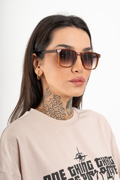 TAŞ KAFA Stylish Unisex Cris Model Sunglasses Uv400