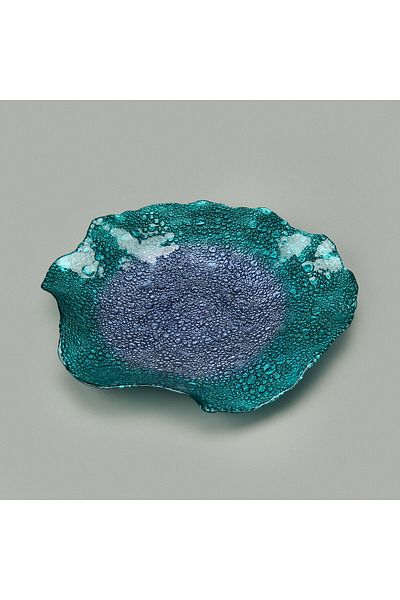 MATMEL Διακοσμητικό Πιάτο Deco Merida - Μπλε / Πράσινο - 32 cm