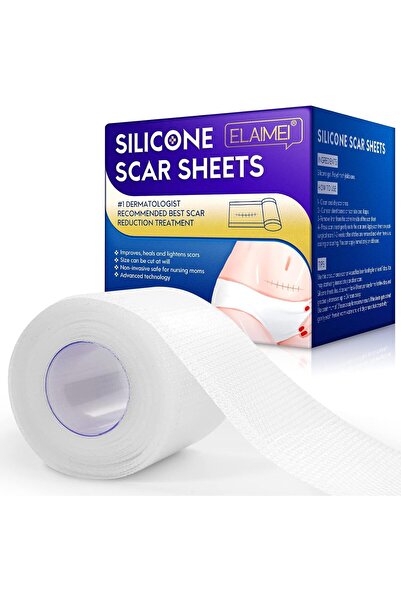 Tayarra ورقة سيليكون لعلاج الندبات في جراحة التجميل، لفة شفافة لعلاج ندبات حب...