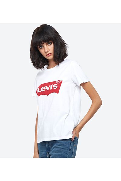 Levi's WHITE WT SCOOP NECK PRFCT TEE BRIGHT for Women