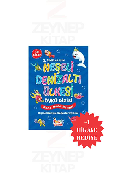 Nesil Yayınları 1.Sınıflar İçin Neşeli Denizaltı Ülkesi Öykü Dizisi (10 Hikay...