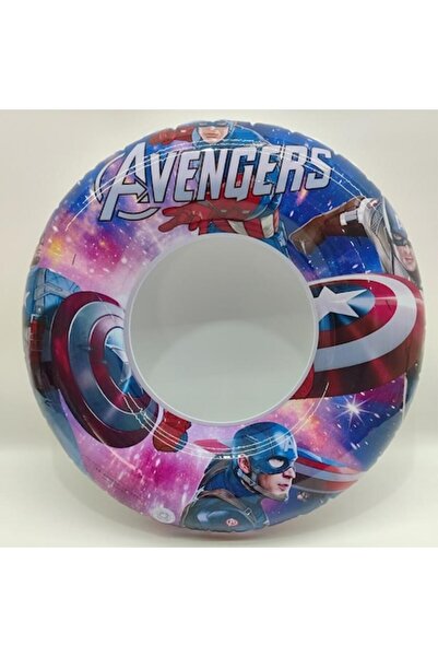 Creative Toys Colac de înot gonflabil cu două mânere, ANGMAD, model Avengers,...