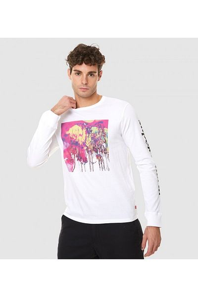 Levi's IVORY SUPER NATURAL LS WHITE for Men