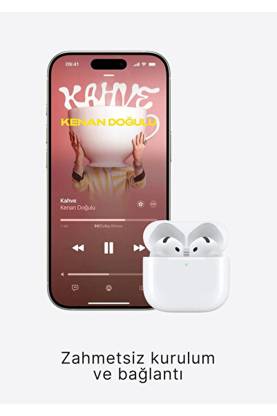 LaraThec Yeni Seri Air.pods 4.Nesil Bluetooth Kulak İçi Kulaklık ANC Samsung/Iphone/Xiaomi/Oppo/Redmi Uyumlu