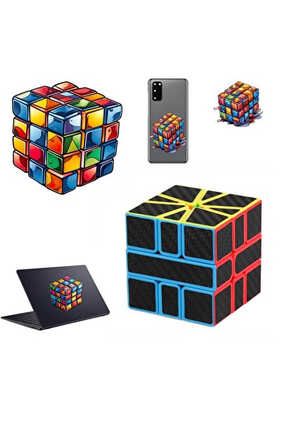 BV Se Cube Magic 3x3x3 MoYu MeiLong fără abțibilduri, + 1 abțibild tabletă 15...