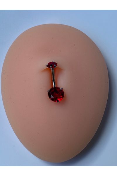 kurukafagift Steel Navel Piercing Zircon Stone Model