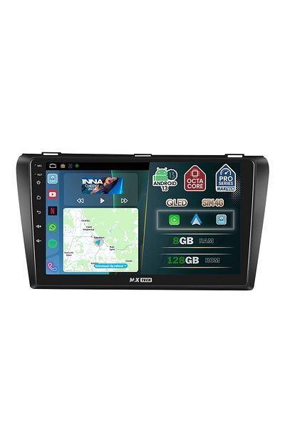 MaxTech Navigation Mazda 3 2006-2012 dedicated, 8 GB Ram 128 GB Rom OctaCore, Carplay & Android auto, 9"