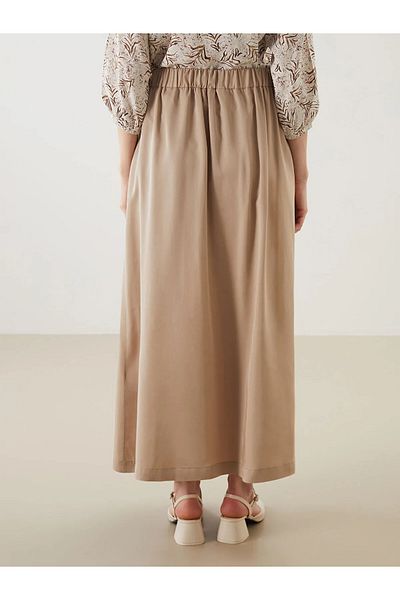 LC Waikiki Elastic Waist A-Line Women's Skirt