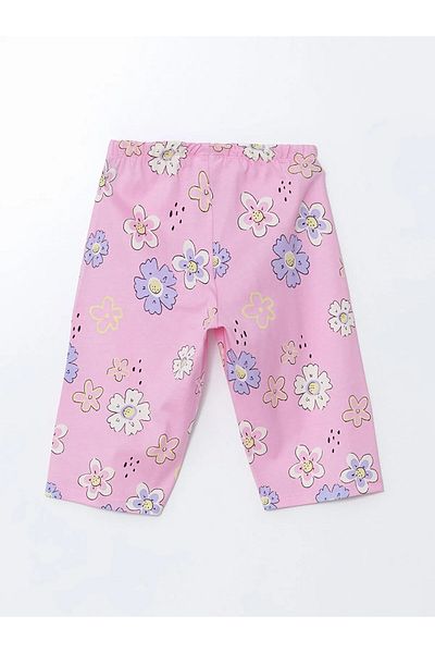LC Waikiki Crew Neck Printed Girl's Pajama Set