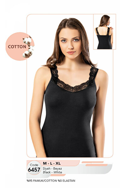 Generic Brand Underwear Cotton Fabric Thick Lace Strap Stylish Tank Top