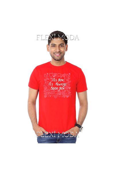 Hunors Sportswear & Company Este tu, ai fost întotdeauna tu, scris pentru cuplu de îndrăgostiți, tricou supradimensionat din 2 piese