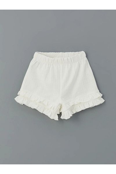 LC Waikiki Basic Elastic Waist Girl's Shorts