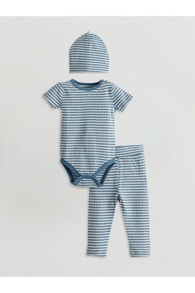 LC Waikiki Organic Fabric Baby Boy Hospital Discharge Set