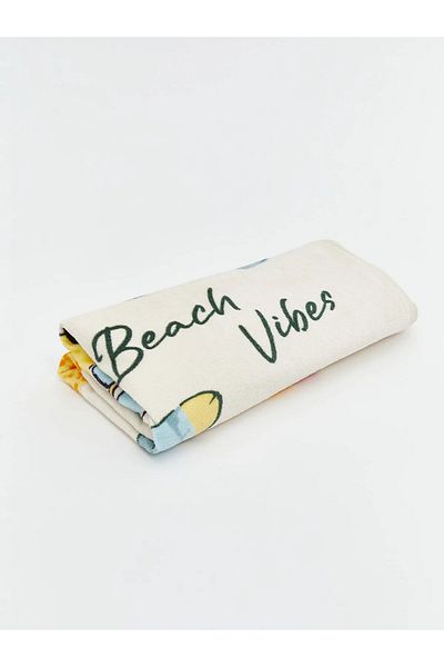 LC Waikiki Printed Women's Beach Towel 70X150 cm