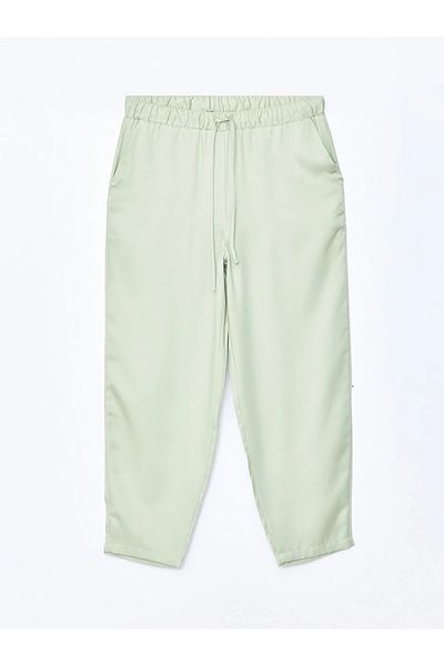 LC Waikiki Carrot Cut Women's Trousers with Elastic Waist