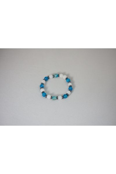 Efulim Hediyelik Negative Energy Bracelet, Natural Moonstone Agate, Handmade Unisex Emotional Protection Energy Bracelet
