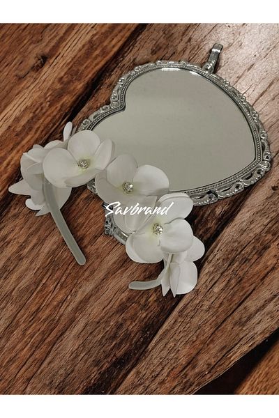 SavBrand Wet Hydrangea Flower Children's Crown