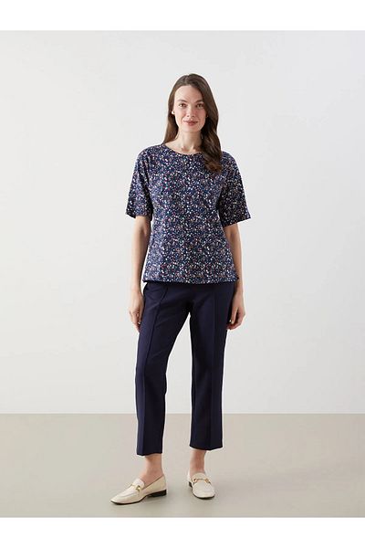 LC Waikiki Crew Neck Floral Women's T-Shirt