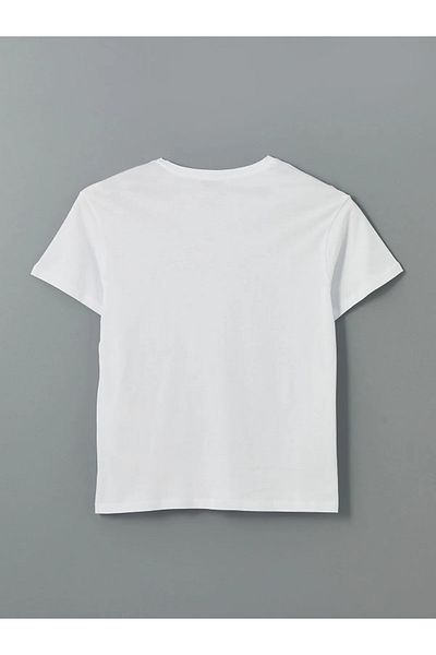 LC Waikiki Tricou de damă cu imprimeu cu gât crew