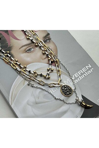 Azra Accessories Charmed Multiple Necklace