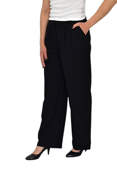 BAGLAN Women's Pleated Loose Trousers Bgl-St04352