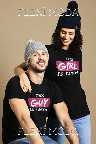 PERISENSE This Guy/Girl Is Taken Combo Tee Themed Lover Couple Combination Ov...