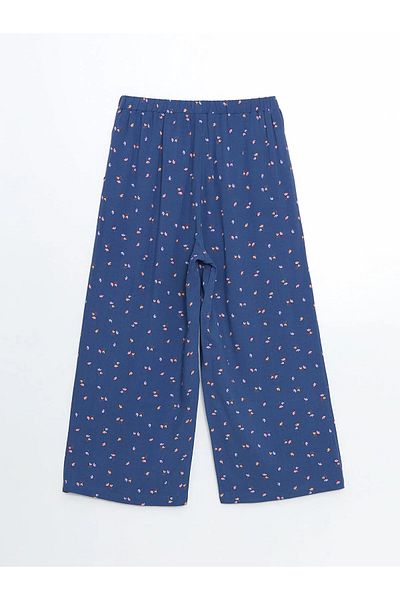 LC Waikiki Pantaloni de pijama Capri pentru femei cu talie elastică florală