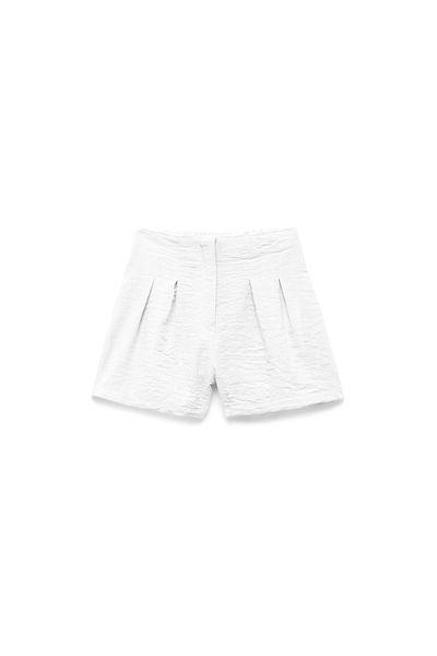 Koton New Season Pile Detailed Textured Mini Shorts with Elastic Waist
