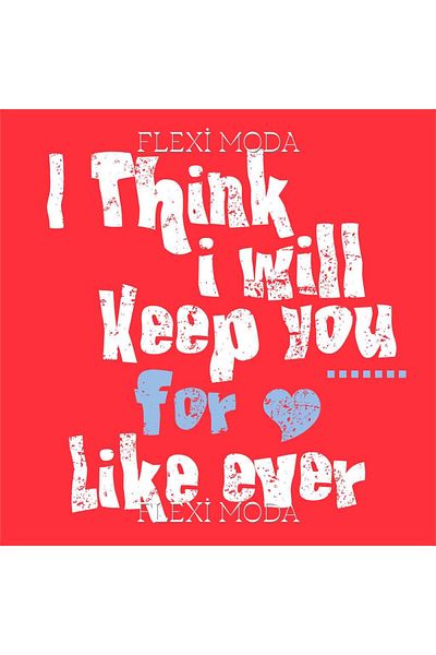 Hunors Sportswear & Company I Think I Will Keep You Written Dear Couple Combination Oversize 2-Piece T-Shirt