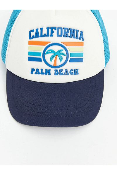 LC Waikiki Printed Mesh Detailed Boy's Cap Hat