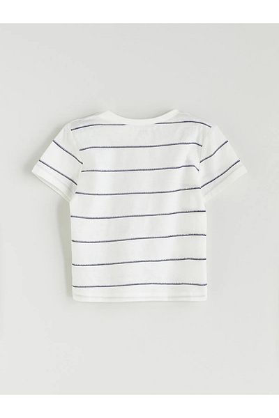 LC Waikiki Striped Baby Boy T-Shirt and Shorts 2-Piece