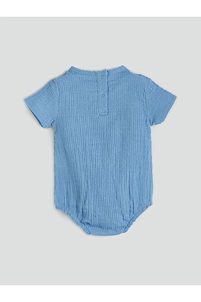 LC Waikiki Basic Baby Boy Snap Body and Shorts 2-Piece Jumpsuit
