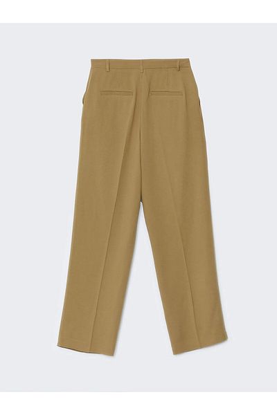 LC Waikiki Women's Linen Blended Pants with Elastic Waist