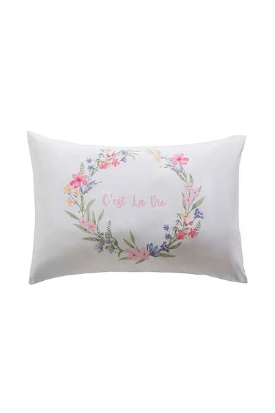 LC Waikiki Flower Printed Pillow Case 2 Piece 50X70 cm