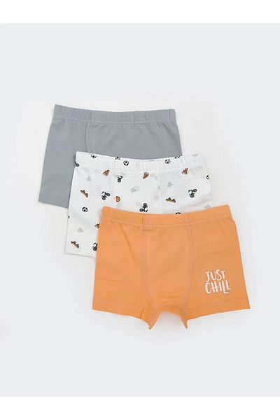 LC Waikiki Printed Boy's Boxer Set of 3