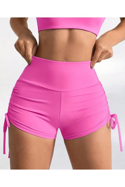 MAROVOAY Leggings super mini cu dantelă pe laterale