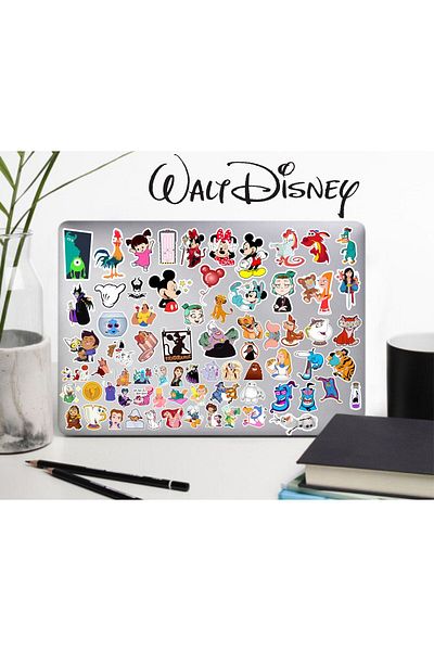MS Major Selection The Walt Disney Cartoons Series 2 Sticker Phone Laptop Notebook Tablet Notebook Flask Sticker Label
