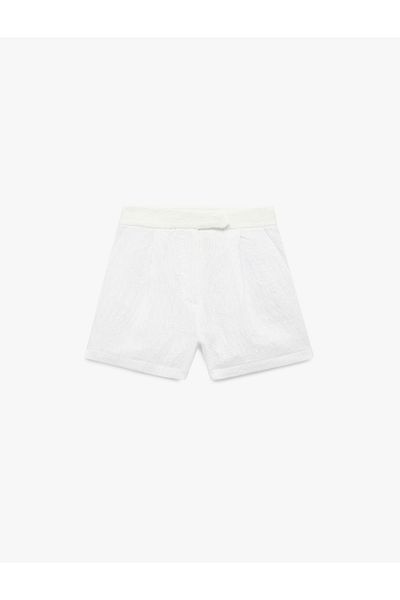 Koton New Season Viscose Blended Pocket Basic Shorts