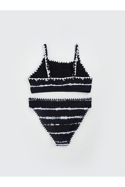 LC Waikiki Black Quick Dry Uv Protection Girls Bikini
