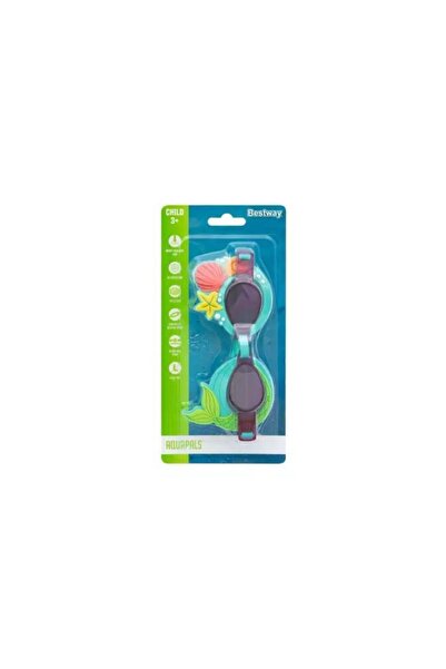 BESTWAY Colorful Swimming Goggles, Comfortable and Stylish Design, Water Resi...