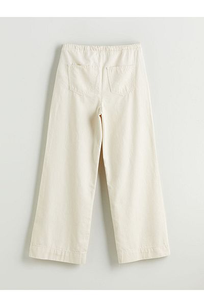 LC Waikiki Jeans Beige Wideleg Women's Jean Pants
