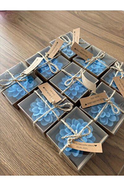 Aydina Lumiere Hediyelik Lotus Mum, Düğün Nikah Nişan Söz Doğum Kına Bride To...