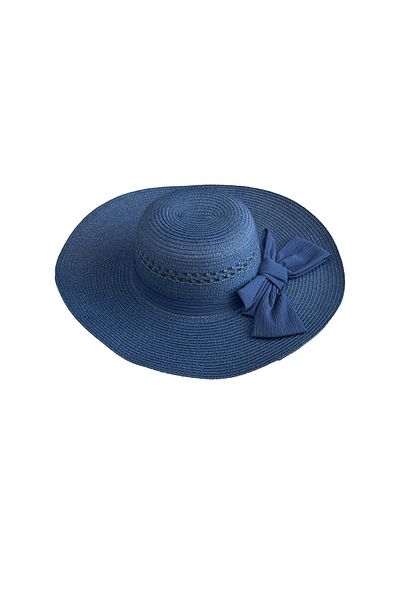 MUK's Beauty Tools Women's Straw Hat Beach Hat Uv Protection with Bow Detail