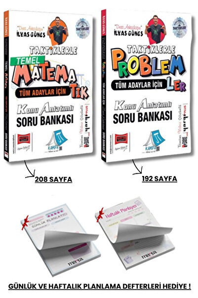 Yargı Yayınları Tüm Adaylar TYT AYT KPSS DGS Taktiklerle Temel Matematik ve P...