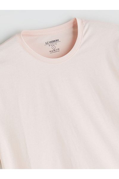LC Waikiki Ανδρικό T-Shirt LCW Crew Neck χτενισμένο βαμβακερό